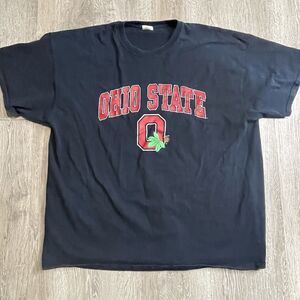 The Ohio State University Buckeyes Football Men's Large Graphic Logo Shirt 2XL